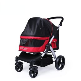 Carrier Stroller Folding Dog Large Creative Travelling Cart Carry Bag Walking/Shopping Fashion Inner Seat Stroller Dog Accessorie Travel