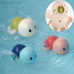 Bath Toys Baby Water Chain Clockwork Cute Cartoon Animal Tortoise Infant Swim Penguin Fish Wound-Up Kids Beach Toy