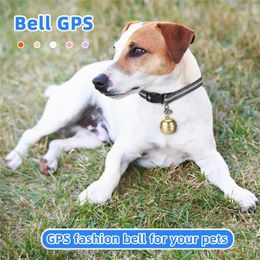 Trackers Pet Dog GPS Tracker Locator Bell Waterproof Electronic Antilost Tracking Device with Pet Collar Pet Supplies Dropshipping