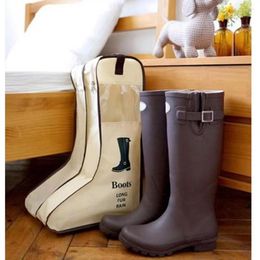 Storage Bags Quality Style Long Boots Rain High Heel Shoes Organizer Dust Proof Travel Luggage Dustcover Zipper Pouches
