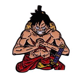 Cartoon Accessories Monkey D. Luffy Swordsman Hard Enamel Pin Anime Collect Metal Brooch Fashion Unique Jewellery Gift Drop Delivery Bab Dhlh0