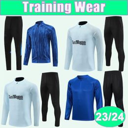 23 24 LUKAKU BARELLA Training Wear Half Zip Soccer Jerseys DZEKO LAUTARO SKRINIAR BROZOVIC J. CORREA GOSENS Jacket Football Shirt Uniforms