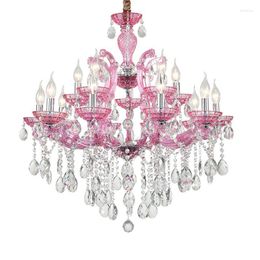 Chandeliers Classic Living Room Crystal Nordic Bedroom Pendant Lamp Modern Dining Chandelier Lighting Warm LED Hanging