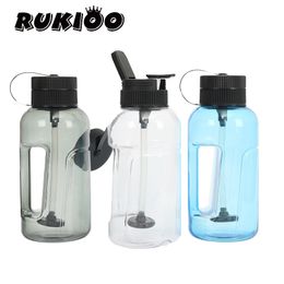 New Acrylic Large capacity Water Bottle Bong Plastic Hookah Set 1000ml Water Pipe Tobacco Smoking Accessories