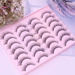 3 PCFalse Eyelashes False Eyelashes 3D Mink Lashes Natural Volume Dramatic Fake Eyelash Extension Faux Cils Wholesales Makeup Tools Z0428