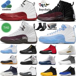 12 Basketball Shoes for men women 12s Cherry Field Purple Stealth Floral Playoffs Reverse Flu Game Hyper Royal Black 25 Years In China 11 Mens Trainers Sports Sneakers