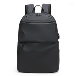 Backpack Black Commuter Male Large Capacity Business Travel Bag 15.6 Inch Waterproof Laptop Multifunctional Casual Man