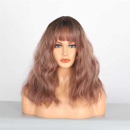 Synthetic Wigs Wig Wigs Short Curly Hair Liu Haihai Ripple Top Chemical Fiber Wigs