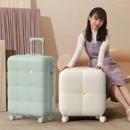 Suitcases Ultralight Carry On Luggage With Wheels 28 Inch Designer Travel Storage Suitcase Mute Business Makeup