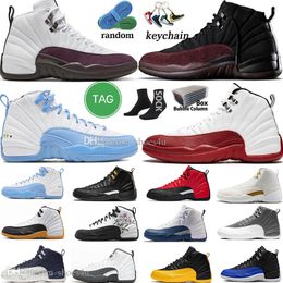 12 Basketball Shoes for men women 12s Cherry Field Purple Stealth Floral Playoffs Reverse Flu Game Hyper Royal Out The Mud Taxi 11 11s Mens Trainers Sports Sneakers