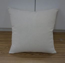 16x16 inches plain 12 oz natural canvas pillow case blanks 100% pure cotton grey fabric plain cushion cover for DIY print LL