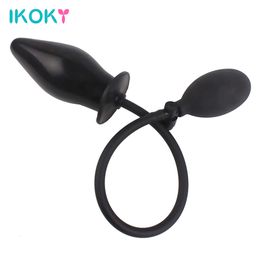 Sex Toy Massager Inflatable Anal Plug Butt Vaginal Expander Toys for Women Men Adults Games Products Machine Couple Tools Shop