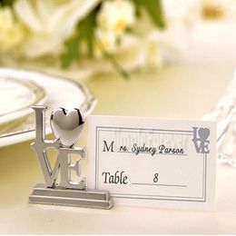 Party Decoration 200pcs/lot Wholesale Love Wedding Table Place Card Holder Bridal Shower Souvenirs Favour Supplies