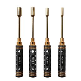 Modle 4pcs Hex Nut Drivers Screw Driver Tools Kit Set for RC Helicopter RC Boat RC Cars 4.0/5.5/7.0/8.0mm NUT Key Socket Screwdrivers