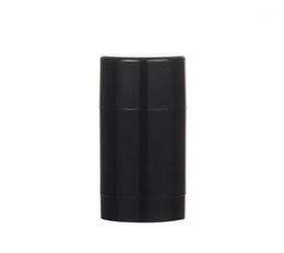 Storage Bottles Jars 6pcs 75ml Plastic MaBlack Empty Round Deodorant Container Lip Tubes Gloss Holder With Caps7357774