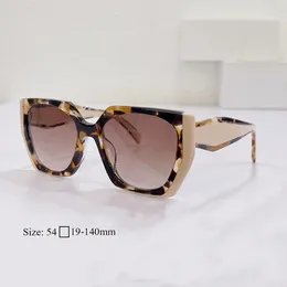 Sunglasses Fashion Rectangle Acetate Anti-ultraviolet Women Trend Classic Design SPR 15W-F Luxury Beach Shade Eyeglasses