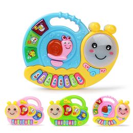 Keyboards Piano 2 Types Baby Music Keyboard Drum with Animal Sounds Songs Early Educational for Kids Musical Instrument Toys 231127