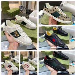 2024 Top Designer Hot sale Vintage LuXury Trainers casual shoes brand new Bee Gold Silver Women men Size35-45