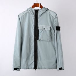 Men's brand topstoney jackets Quality casual single pocket embroidered badge sports jacket