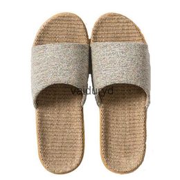 home shoes Colours Linen Slippers For Women Men All Season Home Shoes Indoor Slippers Flip Flops Female Flax Slides Flat Sandalsvaiduryd