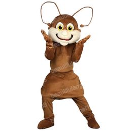 Halloween Brown Ant Mascot Costumes High Quality Cartoon Theme Character Carnival Adults Size Outfit Christmas Party Outfit Suit For Men Women