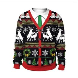 Women's Sweaters Men Women Funny Hump Reindeer Ugly Christmas Sweater Pullover 3d Climax Tree Snowflake Print Sweatshirt