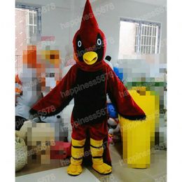 Performance Red Bird Mascot Costumes Cartoon Character Outfit Suit Carnival Adults Size Halloween Christmas Party Carnival Dress suits