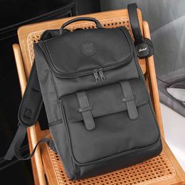 Fashion Men's backpack handBag Versatile Outdoor Travel Backpack Large Capacity Backpack College Student Schoolbag Computer Bag 230420