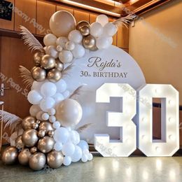 Other Event Party Supplies 87pcs Balloons Garland Beige Nude Birthday Champagne Balloon Arch Kit White Baby Shower Gender Reveal Wedding Party Decorations 231127