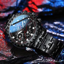 2024 Watch Mens Fully Automatic Mechanical Trend Sports High School Student Quartz Electronic