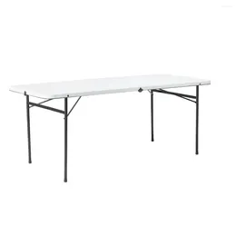 Camp Furniture Mainstays 6 Foot Bi-Fold Plastic Folding Table Picnic Camping Outdoor Equipment | USA