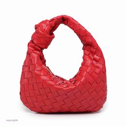 Anj Botegss Bag MINI Jodie Ventss knotted bag cow horn cloud woven armpit 2023 autumn and winter new dumpling hobo portable women's V64F with logo M7LK7MPA