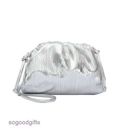 A YD MINI Bottegss Bag Jodie Venetss Golden Cloud Woven Mobile Phone Dumplings Baofeng Party Handbag One Shoulder Oblique Cross Dinner Women's 1 with logo LPB7