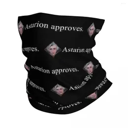 Scarves Astarion Vampire Approval Bandana Neck Gaiter Printed Baldur's Gate Game Mask Scarf Multi-use Headband Fishing Adult Breathable