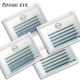 3 PCFalse Eyelashes New 100 Clusters Lashes Individual Cluster Ready Fan Bunches Mink Eyelash Extension 20D/30D Russia Volume Bundle Cashmere Lash Z0428