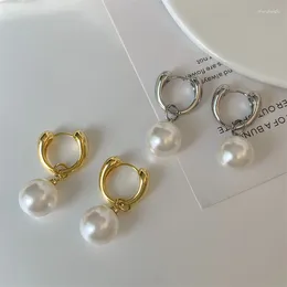 Hoop Earrings Fashion Sweet Tassel Pearl For Women Girls Huggies Y2k Party Wedding Jewelry Gift E2635