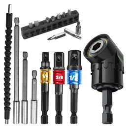 Schroevendraaier Impact Grade Driver Sockets Adapter Drill Extension Set Flexible Drill Shaft Extension Bit Magnetic Bit Holder