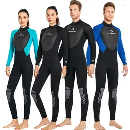 Women's Swimwear 3mm Men's And One-Piece Long-Sleeved Warm Surfing Suit Cold-Proof Snorkelling Swimming Diving Cx64