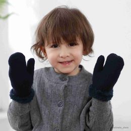 Children's Mittens Winter Mittens Gloves for Baby Warm Fleece Lined Thick Thermal Gloves for Kids Toddler Infant R231128