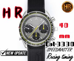 hr factory luxury mens watch multifunction racing chronograph watch size 40mm cal 3330 chronograph movement waterproof depth of 100 Metres gary