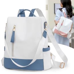 Evening Bag Backpack Casual Shoulder Fashion Pretty Nylon Fabric Female Daypack Stylish Elegant Girls Women Mochila 231124