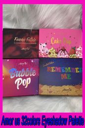 2020 New Makeup Amor us 32colors Eyeshadow Palette Remember Me Bubble pop Cake pop Famme Fatale Matte Shimmer Eye Powder1115193