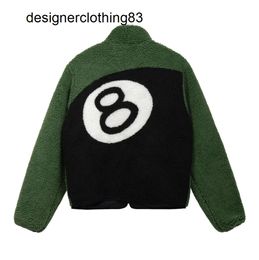 2023 Mens Designer Jackets Fall Winter Thick Thermal Coat Ball 8 Jacket Womens Lamb Wool Fashion Streetwear