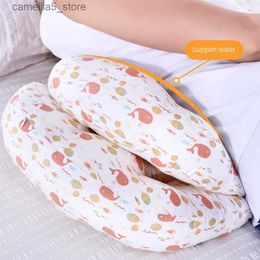 Maternity Pillows Cotton Waist Maternity Pillow For Pregnant Women Pregnancy Pillow U Full Body Pillows To Sleep Pregnancy Cushion Pad Products Q231128
