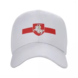 Ball Caps Fashion Flag Of Belarus Baseball Cap Men Women Breathable Coat Arms Dad Hat Sports Snapback Summer Hats