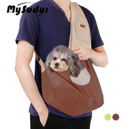 Carriers Pet Small Dog Carrier For Cat Backpack Comfort Shoulder Bag Carrying Travel Front Sling Handbag Dog Accessories Petty Chihuahua