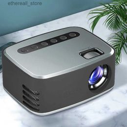 Projectors 1080P Video Beamer Multimedia Home Theater Movie Projector Fit For Home Cinema Outdoor Beamer USB US Plug Q231128