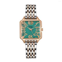 Wristwatches Women's Watches Quartz Movement Girls Ladies Wristwatch Steel Belt Watch Glow In The Dark