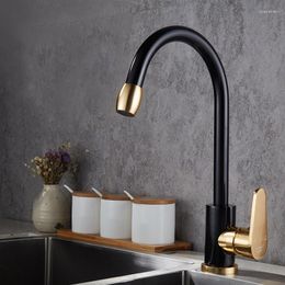 Bathroom Sink Faucets Black Kitchen Basin Faucet Space Aluminium And Cold Single Handle Spout Mixer Tap Deck Mounted