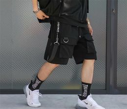 Summer Cargo Men Techwear Japanese Harajuku Fashion Streetwear Shorts for Male Joggers Hip Hop Pants Baggy Clothing 2207051776683